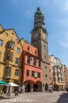 Stadtturm één van de bezienswaardigheden in Innsbruck