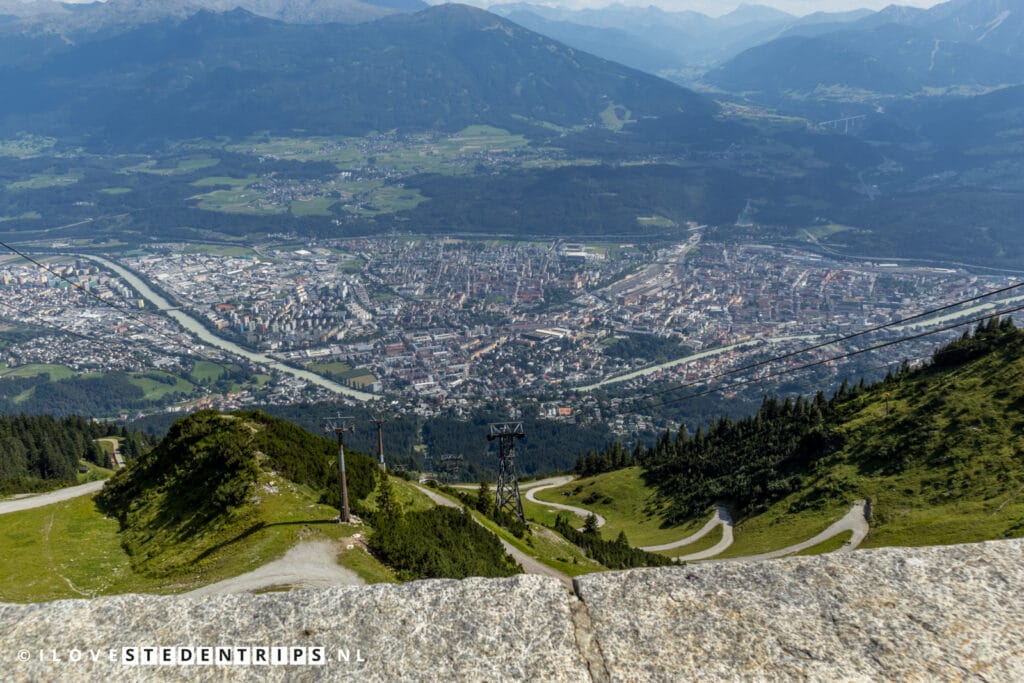 Innsbruck uitzicht Nordkettenbahnen